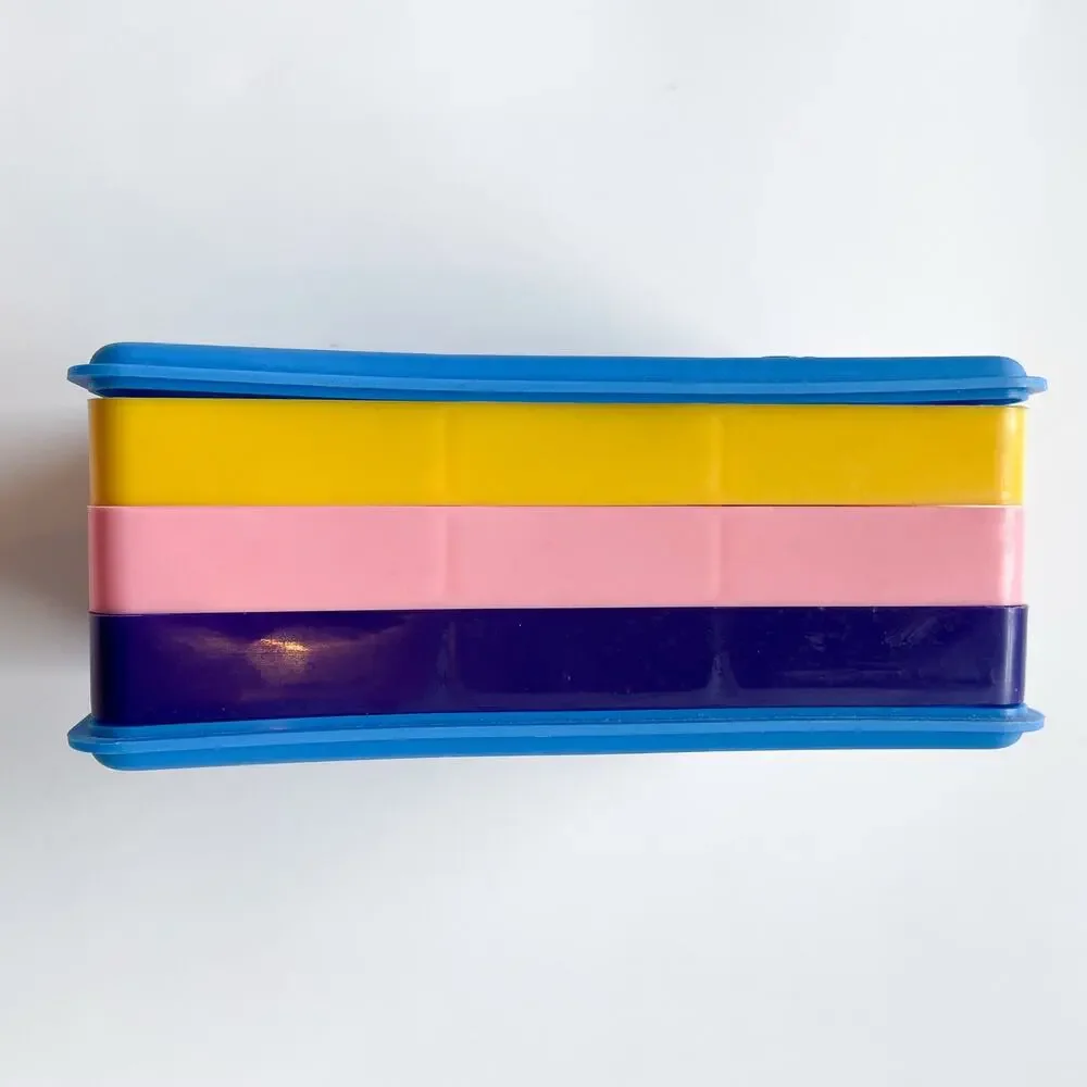 Vintage 80s The Earring Book Earrings Rings and Things Plastic Jewelry Case